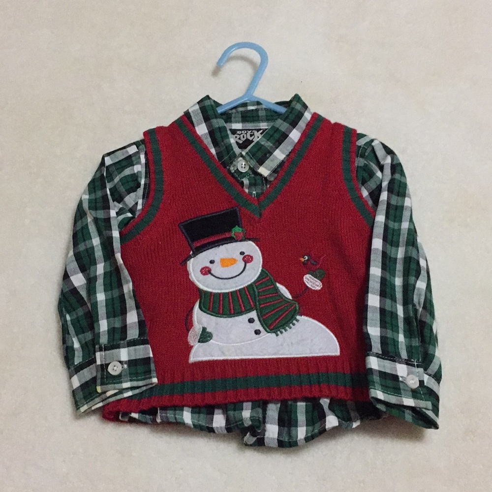 Holiday dress shirt set